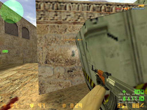 Half-Life: Counter-Strike - Прострелы на карте de_dust 2