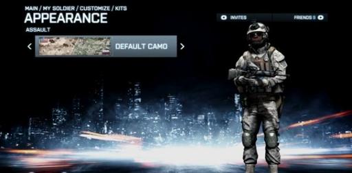 Battlefield 3 - Настройка своего персонажа в Battlefield 3.
